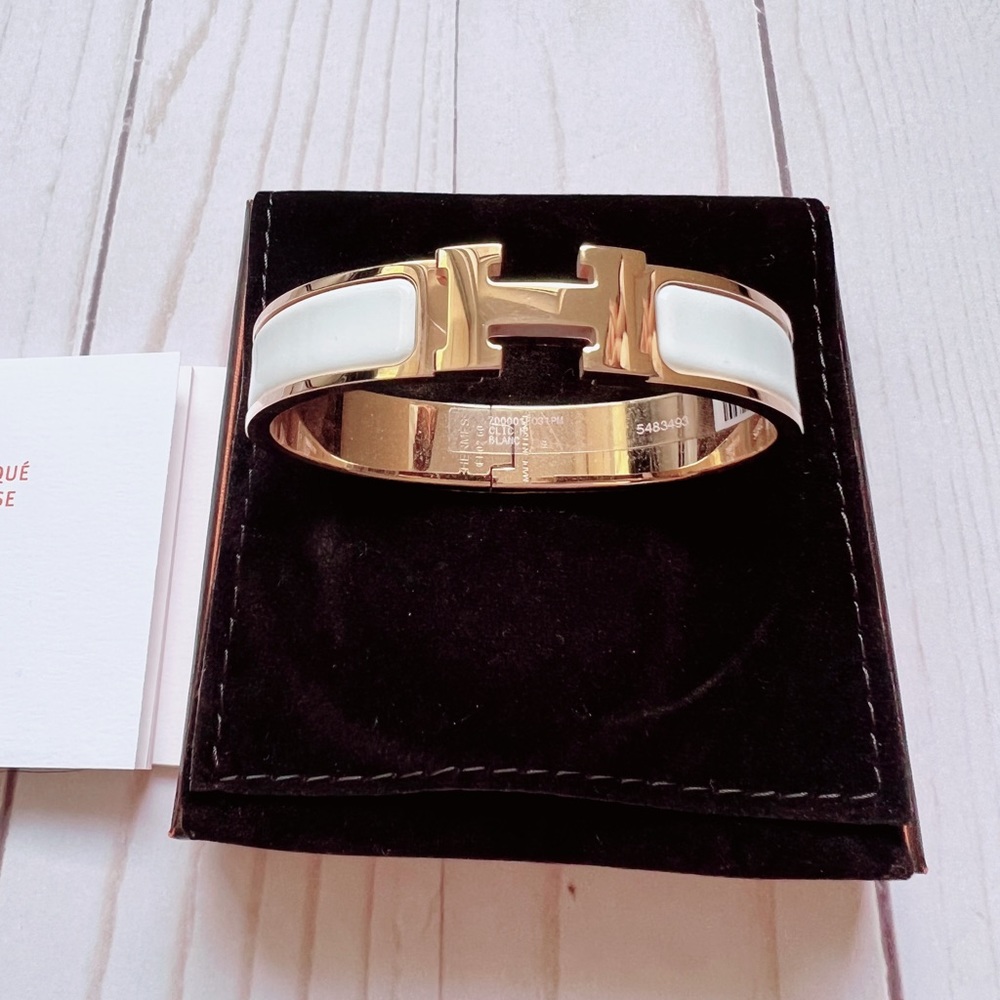 Authentic Hermes Clic H Bracelet